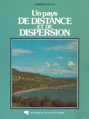 cover image of Un pays de distance et de dispersion